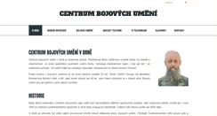 Desktop Screenshot of centrumbojovychumeni.com