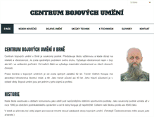 Tablet Screenshot of centrumbojovychumeni.com